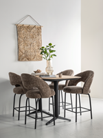 SO 250782 Soho counter table natural - ML 749824 Arca counter chair glossy brown - ML 890923 round & round_sfeer2