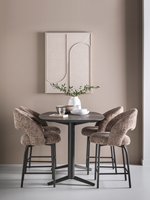 SO 251783 Soho counter table mortex - ML 749824 Aca counter chair glossy brown - ML 426510 wall panel Elyn small_sfeer1