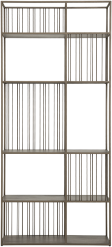 BA 702012 Barra bookrack roomdivider small mahogany_1
