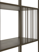 BA 702012 Barra bookrack roomdivider small mahogany_4