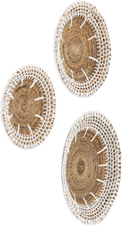 MUST Living wall deco Malia set of 3