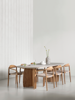 NO 912046 Nova dining table - ML 260802 Santiago dining chair_sf3A